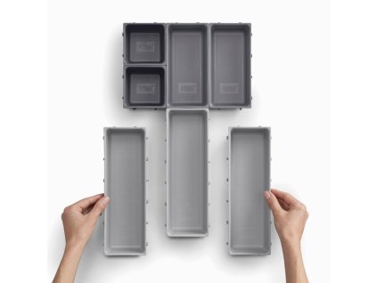 Lade-bestekbak BLOX 85199, 7-delig, grijs, Joseph Joseph