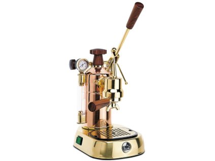 Koffiezetapparaat met hendel RAME GOLD, goud, La Pavoni