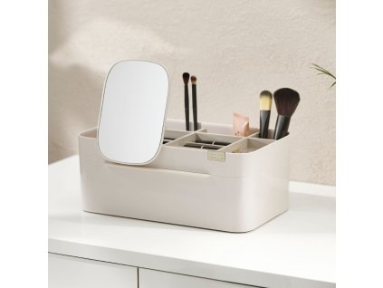Make-up organizer VIVA 75005, met spiegel, beige, Joseph Joseph