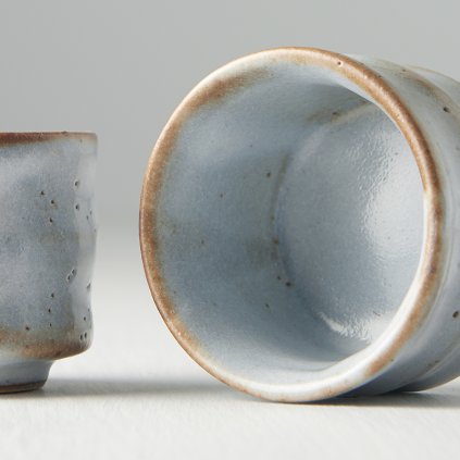 Sake-kommetje, 50 ml, witte wolk, MIJ
