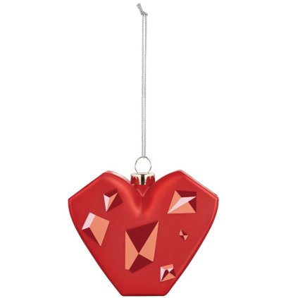 Kerstboomversiering AMORE AL CUBO, rood, Alessi