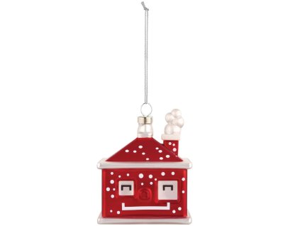 Kerstboomversiering CUBETTA, rood, Alessi