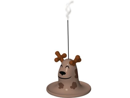 Figuur voor kerststal met wierookhouder ALCE, bruin, Alessi
