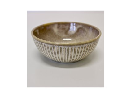 Serveerschaaltje RIDGED ALABASTER 13 cm, 300 ml, MIJ