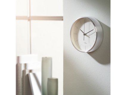 Wandklok TEMPUS B4 15 cm, wit, Philippi