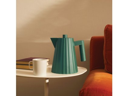Waterkoker PLISSÉ, 1 l, groen, Alessi
