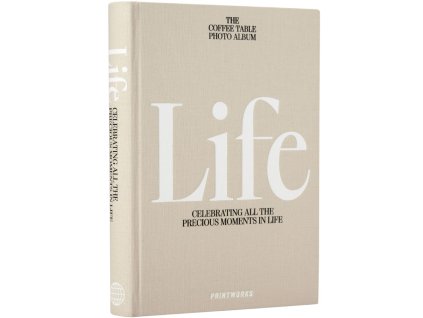 Fotoalbum LIFE, beige, Printworks