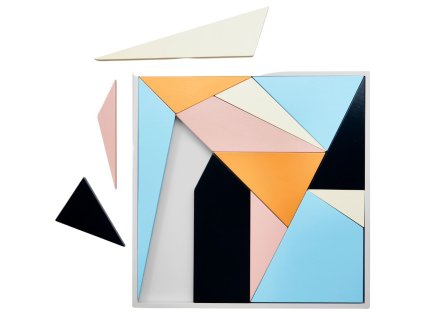 Puzzel ARCHIMEDES, 14 stukjes, hout, Printworks