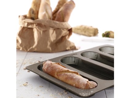 Brood- en stokbroodbakset, 3-delig, bruin, Lékué