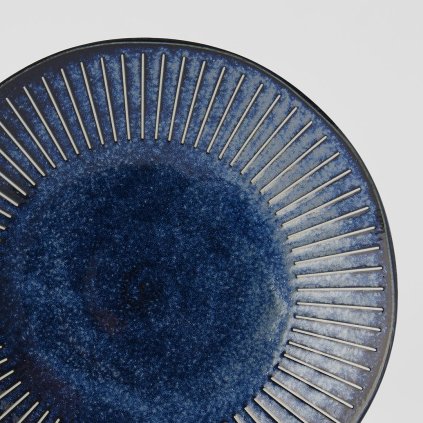 Dineerbord RIDGED INDIGO 25cm, MIJ