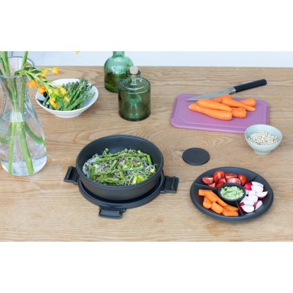 Lunchschaal MAKE & TAKE 1,3 l, donkergrijs, Brabantia