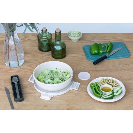 Lunchschaal MAKE & TAKE 1,3 l, lichtgrijs, Brabantia