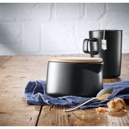 Suikerpot KINEO, zwart, WMF