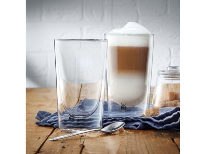 Latte macchiato glas KINEO, set van 2 stuks, dubbelwandig, WMF