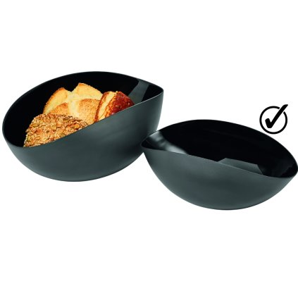 Broodmandje RANE 25 cm, zwart, Philippi
