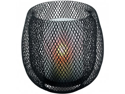 Lantaarn MESH 20 cm, zwart, Philippi