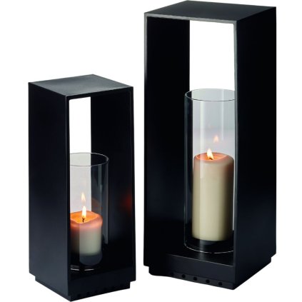 Lantaarn WISMA 30 cm, zwart, Philippi