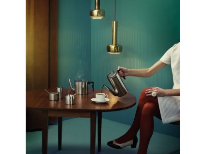 Suikerpot ARNE JACOBSEN 200 ml, zilver, Stelton