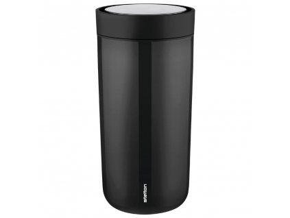 Reisbeker TO GO CLICK 400 ml, zwart, Stelton