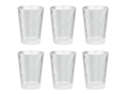 Waterglas PILASTRO, set van 6 stuks, 240 ml, Stelton