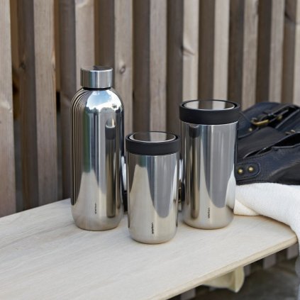 Reisbeker TO GO CLICK 200 ml, zilver, Stelton