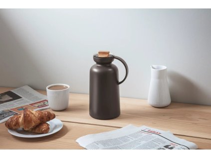 Thermoskan SILHOUETTE, 1 l, chocoladekleurig, Eva Solo