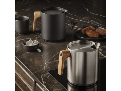 Inductiekan NORDIC KITCHEN 1 l, voor inductie, zilver, Eva Solo