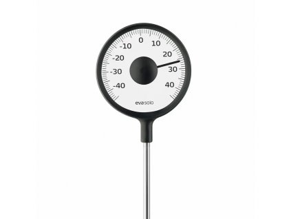 Buitenthermometer 100 cm, zwart, Eva Solo