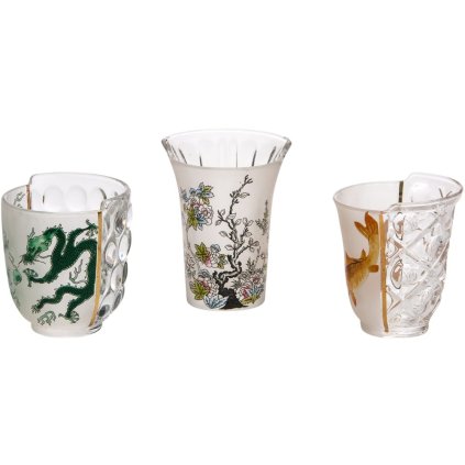 Waterglas (set) HYBRID AGLAURA 3-delig stuks, Seletti