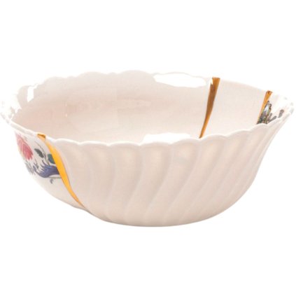 Serveerschaal KINTSUGI 2 19 cm, wit, Seletti