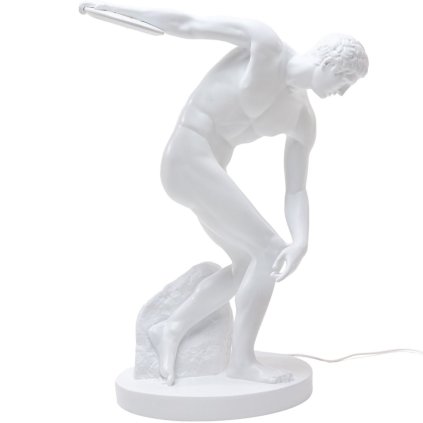 Tafellamp DISCOBOLUX 51 cm, wit, Seletti