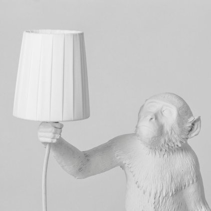 Lampenkap MONKEY wit, Seletti