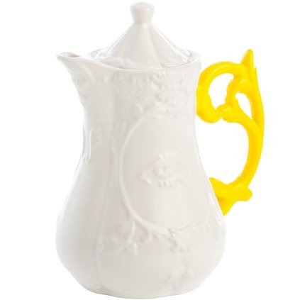 Theepot I-WARES 23 cm, geel, Seletti