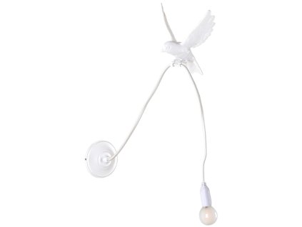 Wandlamp SPARROW LANDING 100 cm, wit, Seletti
