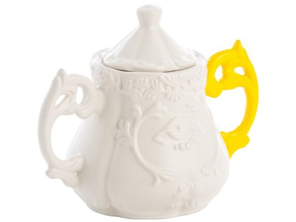 Suikerpot I-WARES 15 cm, geel, Seletti