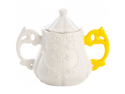Suikerpot I-WARES 15 cm, geel, Seletti