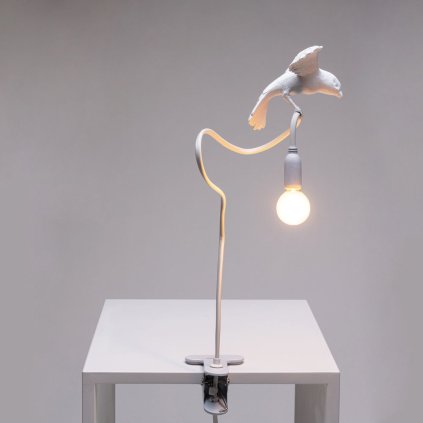 Bureaulamp SPARROW CRUISING 100 cm, wit, Seletti