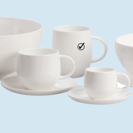 Theemok ALL-TIME 360 ml, porselein, Alessi