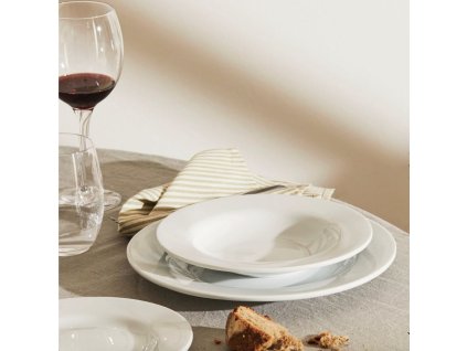 Diep bord PLATEBOWLCUP 22 cm, wit, Alessi