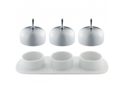Serveerpotjes voor jam DRESSED, Alessi