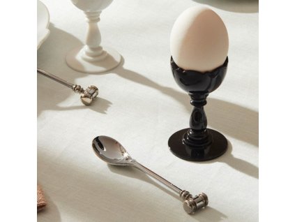 Eierlepel DRESSED, set van 2 stuks, 12 cm, zilver, Alessi