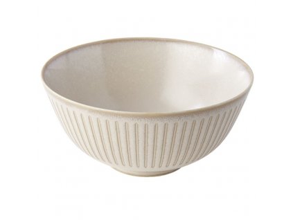 Eetkom RIDGED ALABASTER 550 ml, 16 cm, MIJ
