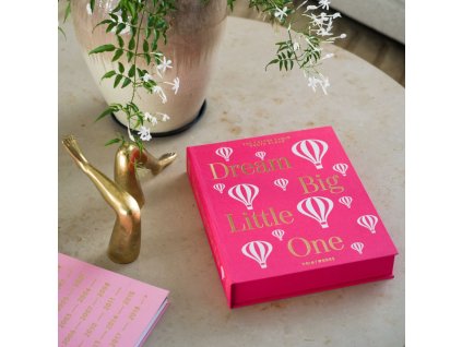 Fotoalbum DREAM BIG LITTLE ONE, roze, Printworks