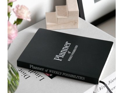 Agenda PLANNER OF WEEKLY POSSIBILITIES, 238 pagina's, zwart, Printworks