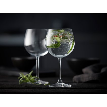 Gin-tonic glas JUVEL, set van 4 stuks, 570 ml, Lyngby Glas