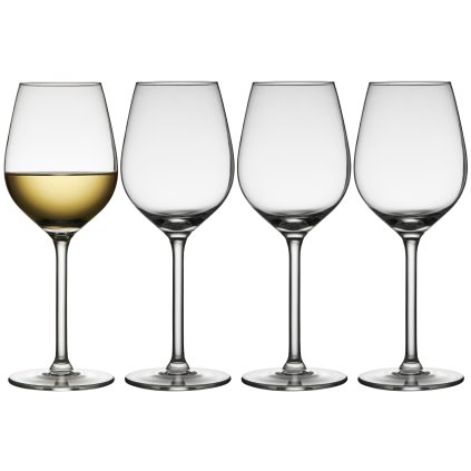 Witte wijnglas JUVEL, set van 4 stuks, 380 ml, Lyngby Glas