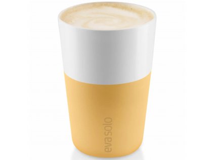 Caffe latte mok, set van 2 stuks, 360 ml, geel, Eva Solo