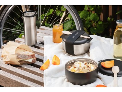 Lunchtrommel TO GO, 750 ml, zwart, roestvrij staal, Eva Solo