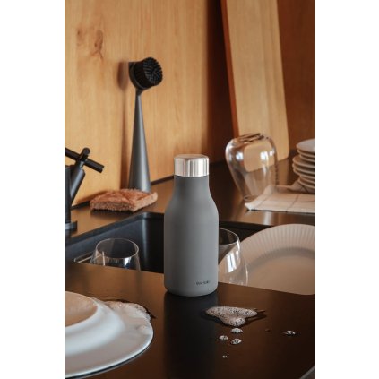 Dispenser voor vloeibare zeep 200 ml, grijs, siliconen, Eva Solo