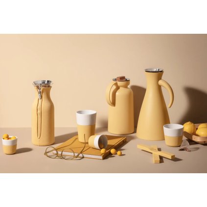 Thermoskan 1 l, geel, kunststof, Eva Solo